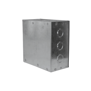 CAJA RECTANGULAR ZINCADA CON TAPA 100x65x65MM EMT EKOLINE