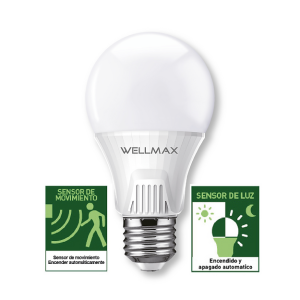 AMPOLLETA LED BALLET A60W CW SENSOR MOV NOCTURNO